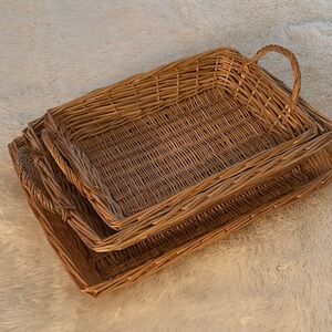Woven Baskets Set of 3
